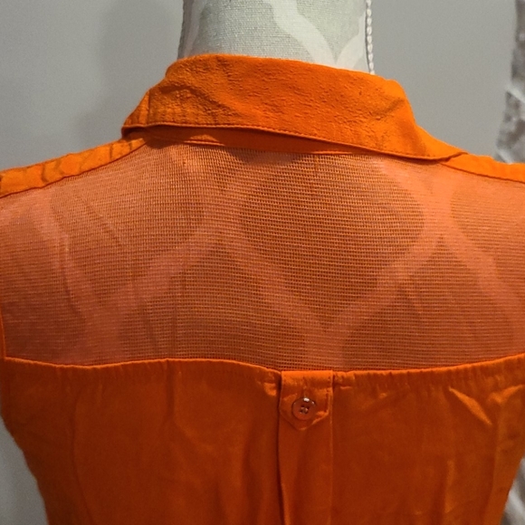 Club Monaco sleeveless silk shirt dress - Picture 4 of 7